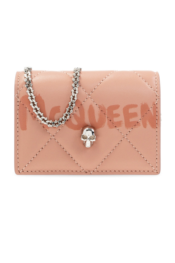 Wallet with chain Alexander McQueen SchaferandweinerShops TW mens alexander mcqueen totes